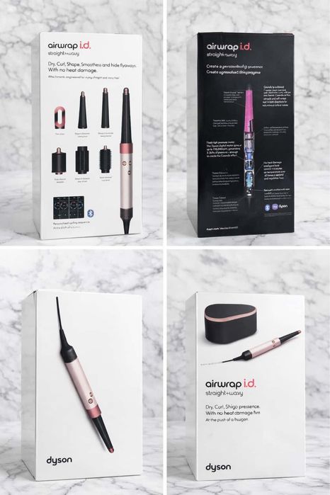 Чисто нов Dyson Airwrap Straight+Wavy i.d Bluetooth HS08.