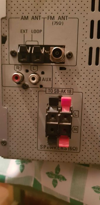 Panasonic SA-AK18 Mini HiFi CD Changer AM/FM Dual Cassette Player