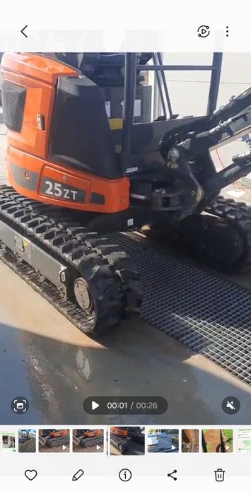 Miniescavator Compact 2.5tone