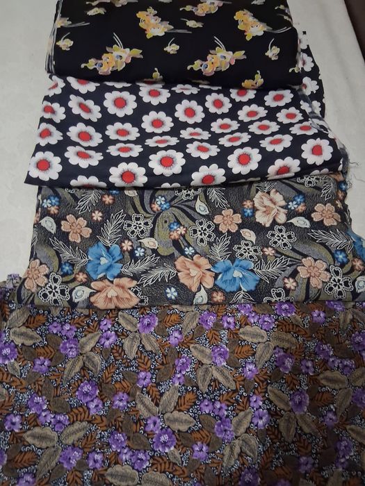 Памучни цветтни басмички