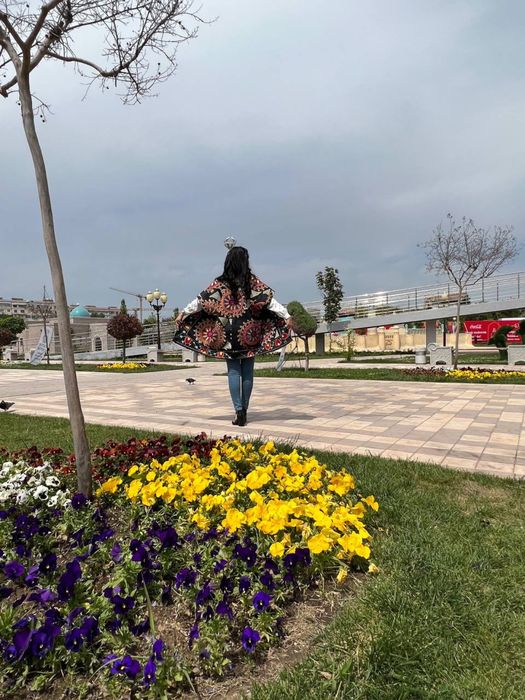 Сузани Чапан, Вышивка, Ручная работа, кафтан,  пальто шёлк, Chopon