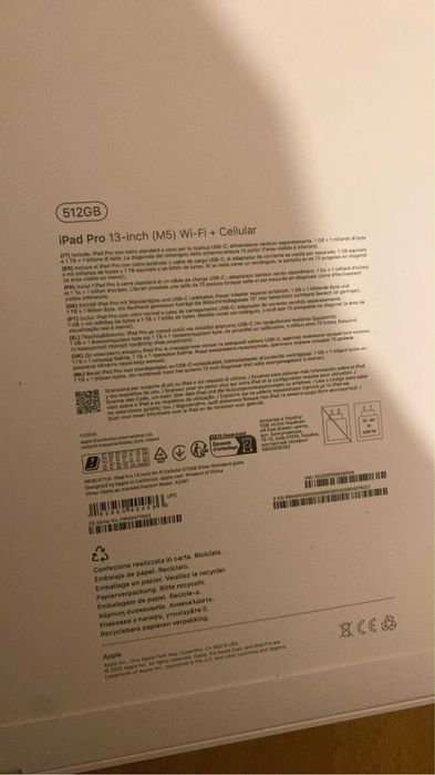 Ipad Pro M5 13-inch 512GB