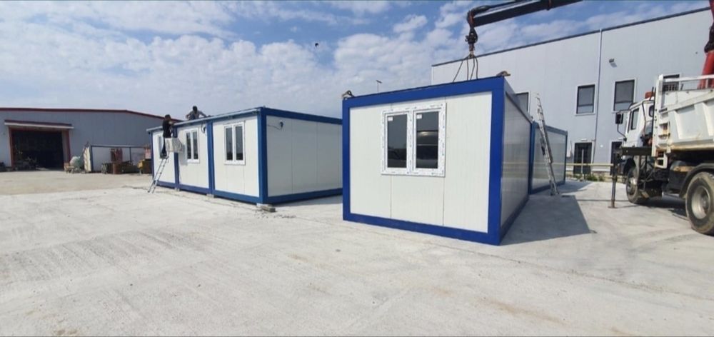 Vand containere modulare container modular santier birou vitrina grup sanitar cafenea la pret foarte bun