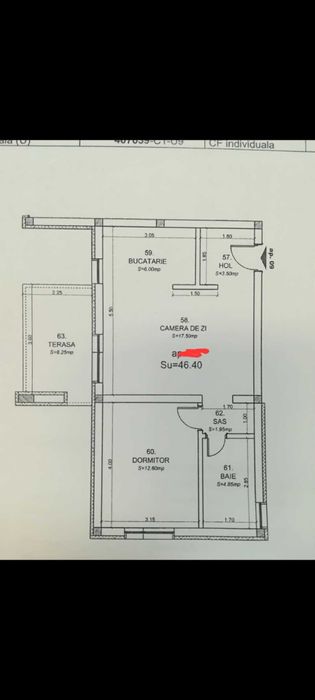 Vand apartament 2 camere