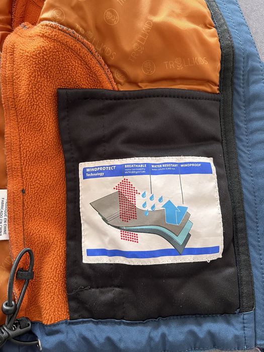 Пухено детско яке Trollkids 110см