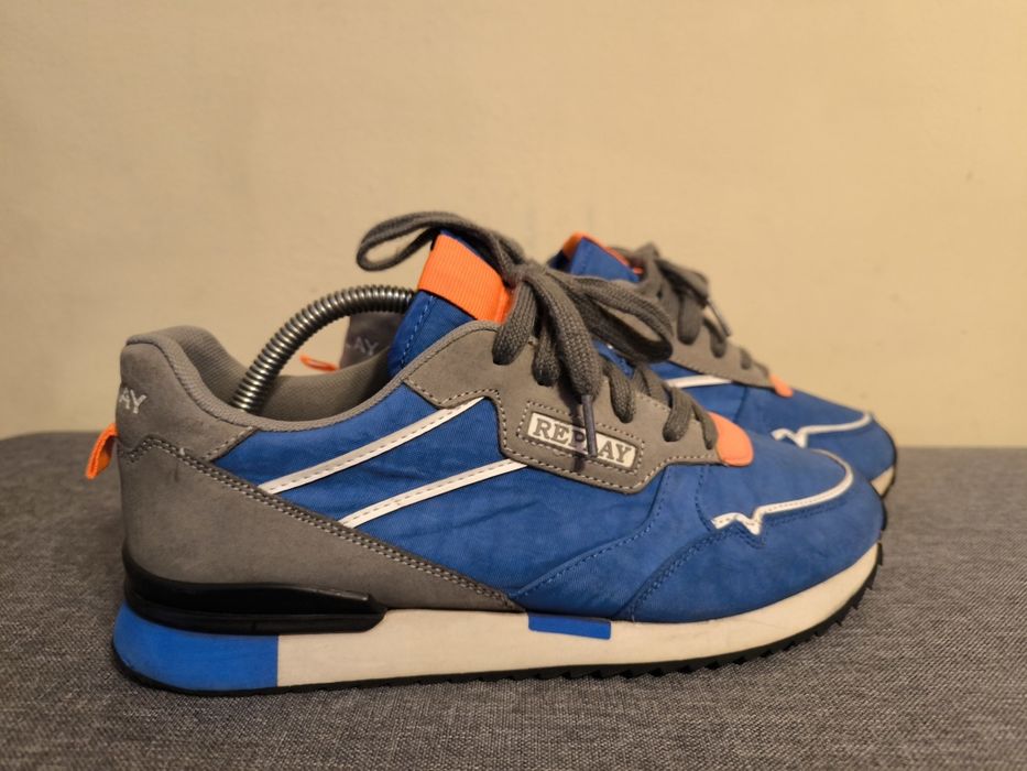 Adidasi Replay panelled lace up