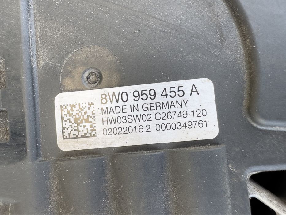 Очиларка с радиатори AUDI A4 B9 3.0TDI CRT Челен удар