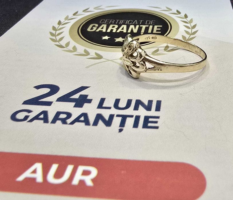 Inel de aur (AG32 B27389.1) 2 ANI GARANTIE!