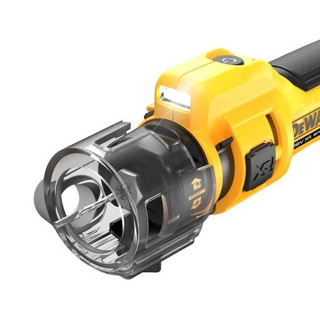 Акумулаторна фреза за гипсокартон DeWALT DCE555N, 18V