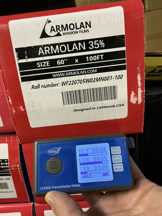 Тонировка Armolan 03%,05%,15%,35%