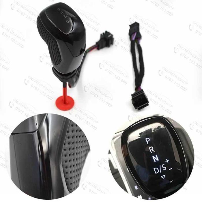 Nuca schimbator DSG Iluminata VW Golf Mk5,Mk6,Passat B8,B7, CC ,Tiguan