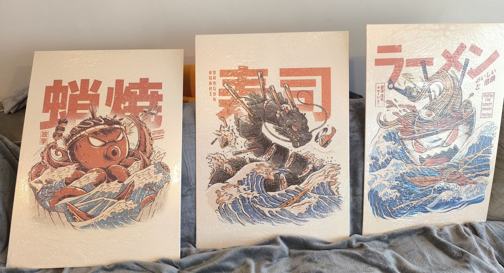 Метални постери,суши, японска кухня, sushi, Japan