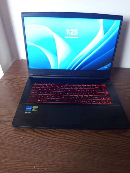 Laptop MSI GeForce gtx 3050 i5 13 și mouse Logitech g 203