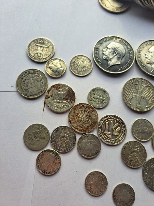 Lot Monede argint 433 grame