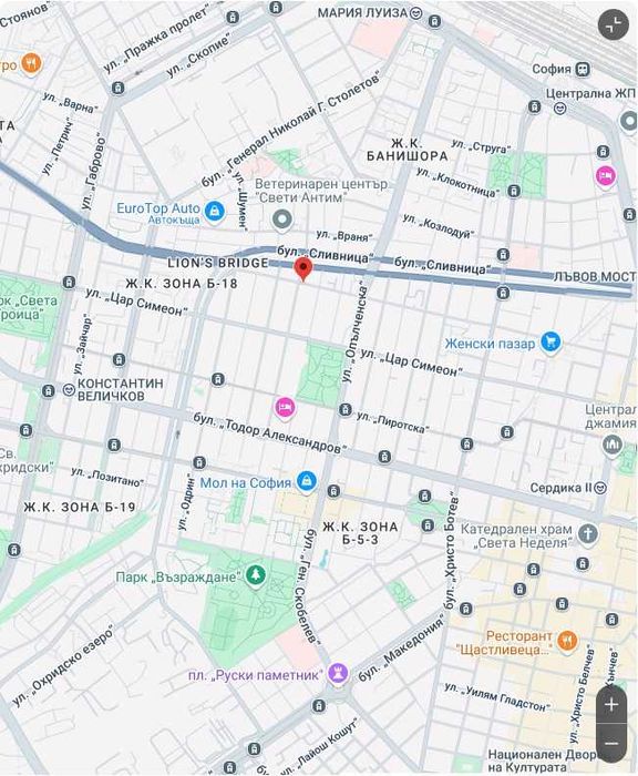 Дава се под наем Гараж / Паркомясто в София, Център - 21 кв.м за 102 € - Снимка #1