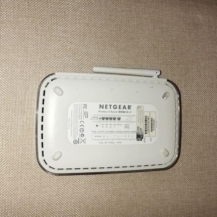 Netgear Wireless-G Router WGR614 v9