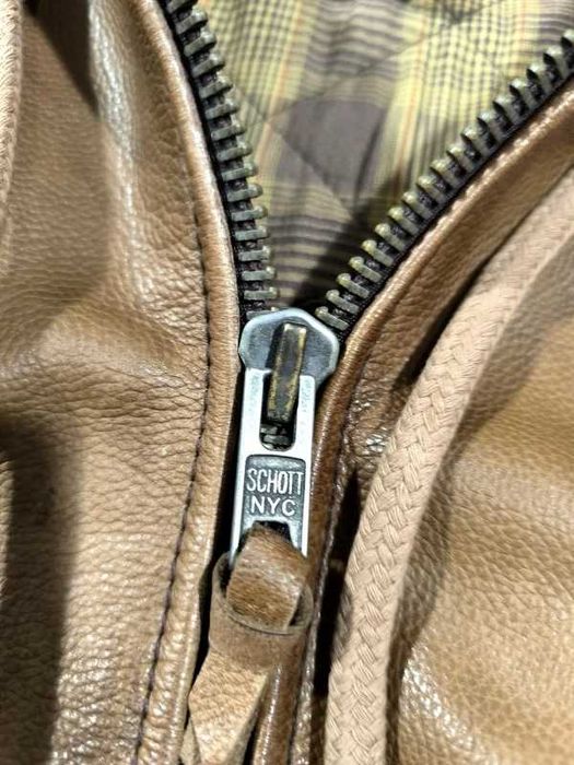 Geaca bomber Schott piele vintage