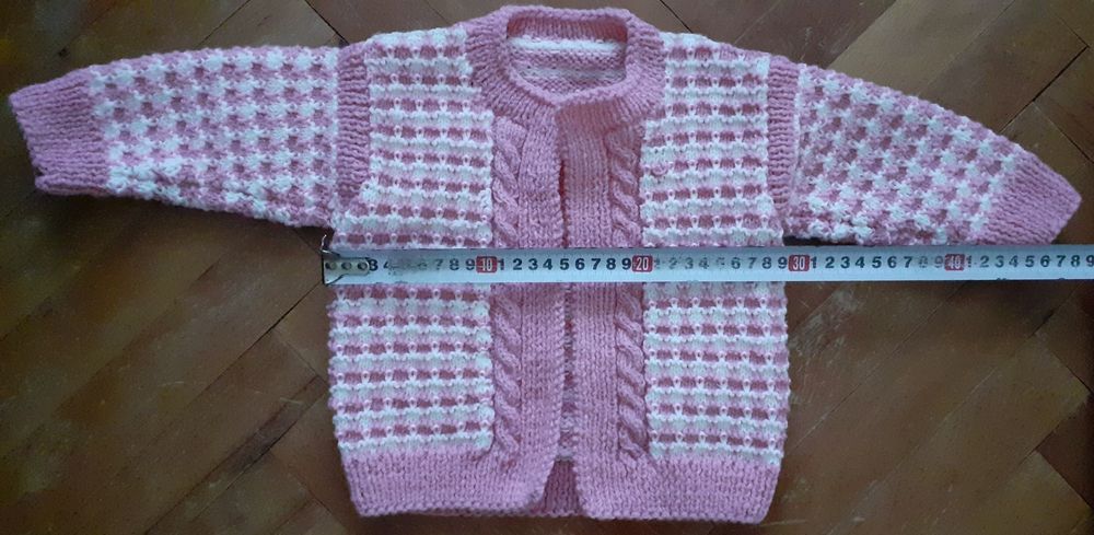 Нови ръчно плетени зимни вълнени блузи, елек детски вълнени чорапи