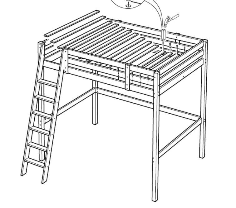 Pat Ikea suspendat/etajat
