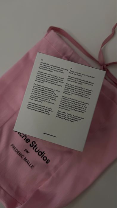 новый аромат Frederic Malle par Acne Studios