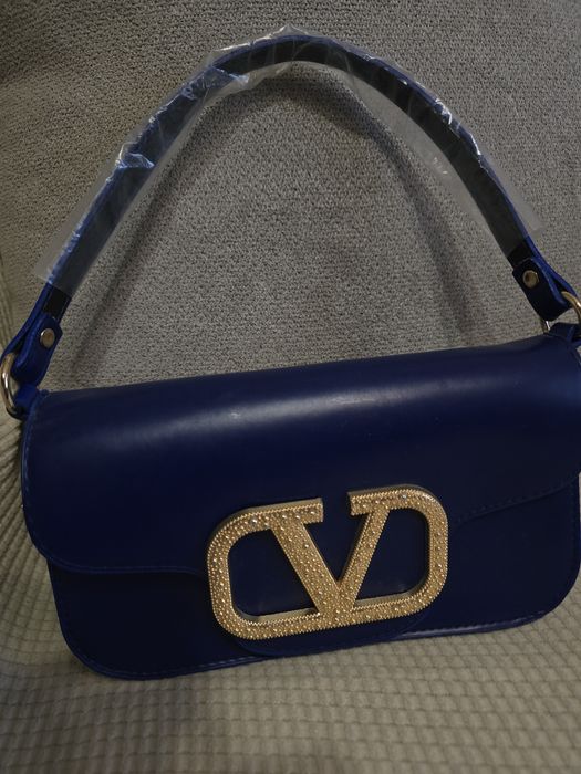 Valentino- синя чанта