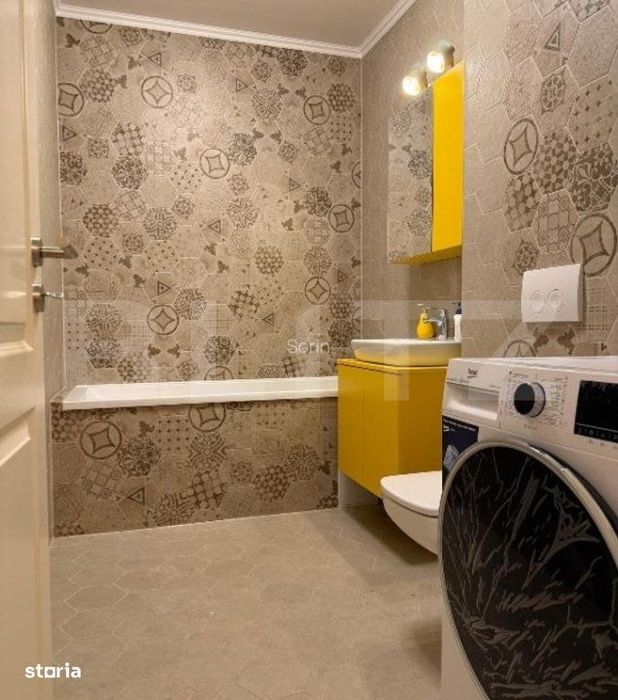 Apartament cu 2 camere + birou mobilat si utilat complet, 56 mp, Braso