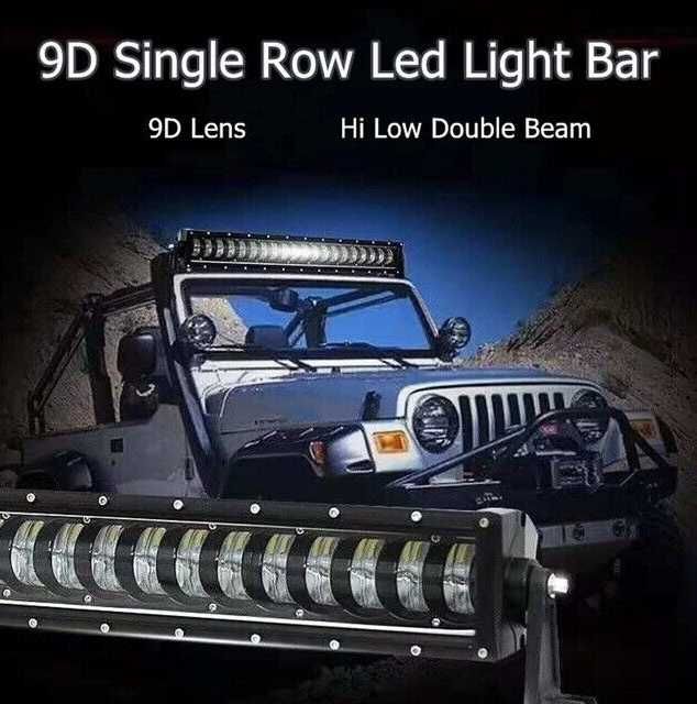 9D 88.5см Лед Бар Hi/Lo Водоустойчив Удароустойчив 19200LМ 240W 12-24V