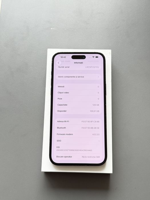 iPhone 14 Pro Max 128GB Space Black