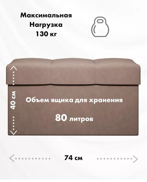 Пуф ящик 12 тыс.
