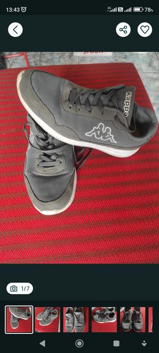 Adidași Kappa foarte comozi, foarte rezistenți și trainici.
Nr. 42