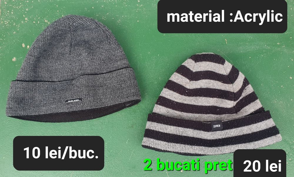 Caciuli Acryl barbat/ 4 modele