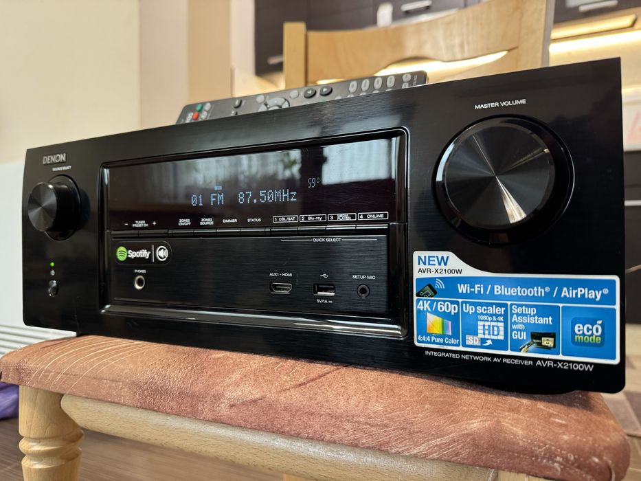 Denon AVR-X2100W Bluetooth Wi-FI