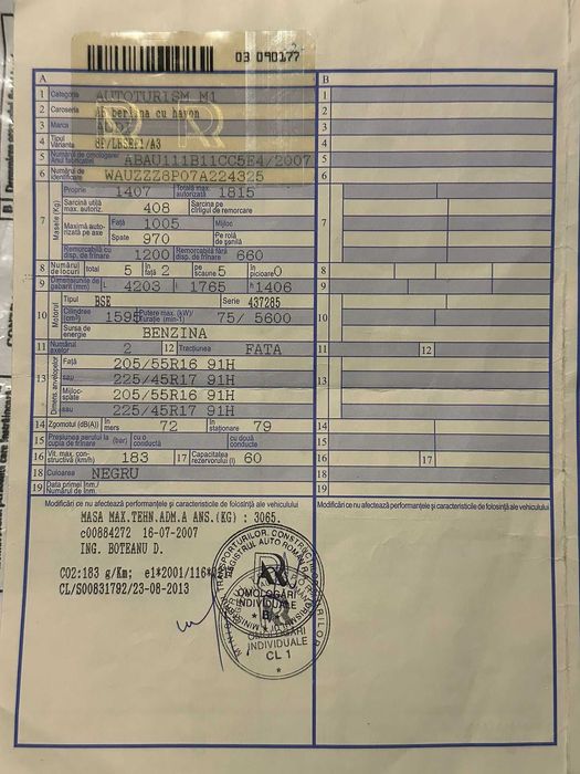 Vând Audi A3 Automată