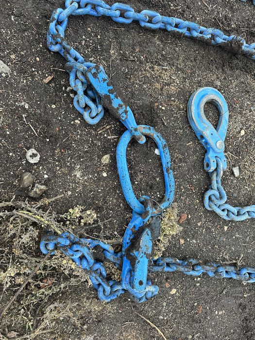 12 метра верига за багери с куки. Много здрави