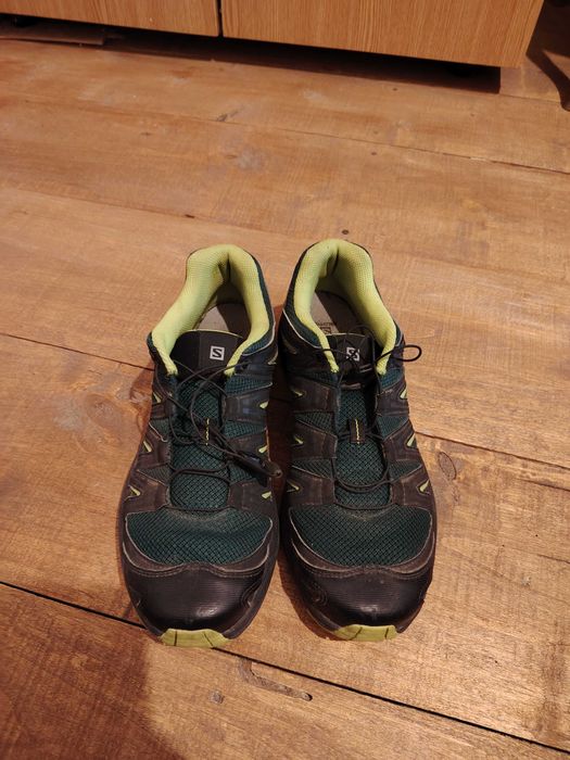 Adidasi-Ghete Salomon verde inchis