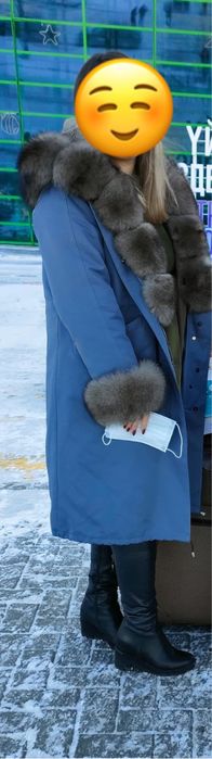 Парка с натуральным мехом