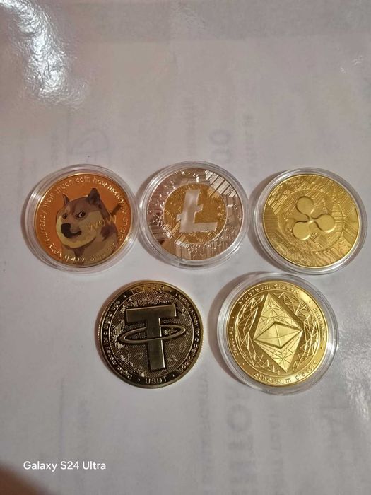 Moneda decorativa Bitcoin