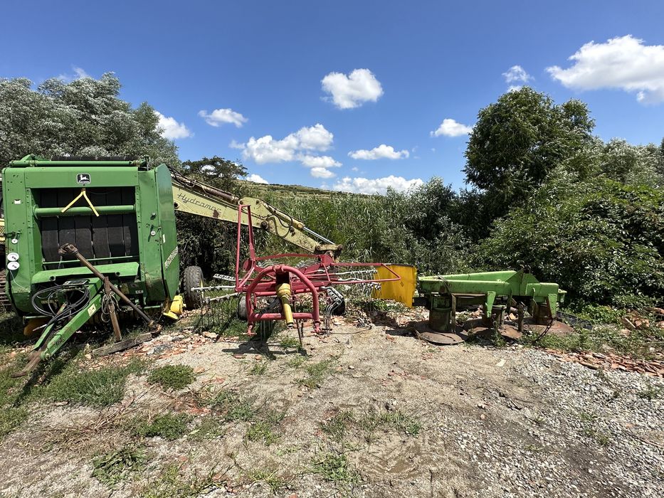 Presa rotunda si grebla si semanatoare porumb