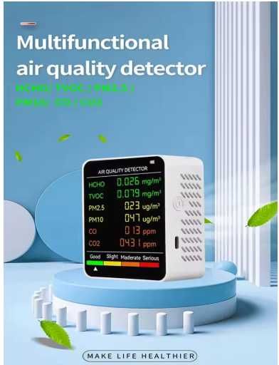 Senzor Monitorizare calitate aer Co Co2 HCHO TVOC PM2.5 PM10 tester