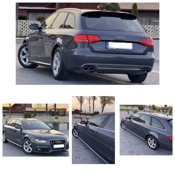 Audi A4 b8 - 3x S line - 2011 - 2.0d 143 cp - full led - fata spate - intretinut top