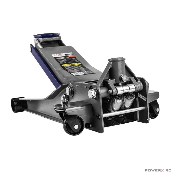 Cric hidraulic cu roti tip crocodil 3 tone, 75mm -500mm, Silver