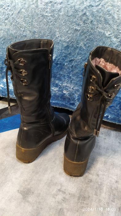 Сапоги женские б/у