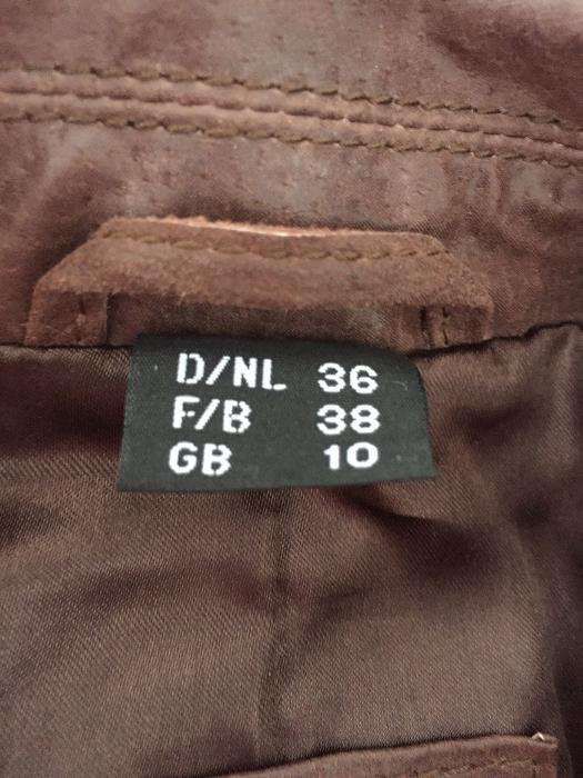 Geaca / jacheta piele dama maro - masura 34-36 (XS-S) - ca noua