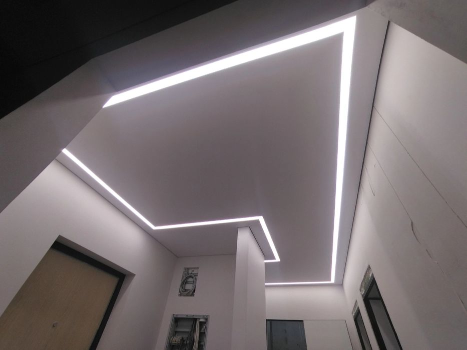 Натяжные потолки. Керилмели тобе