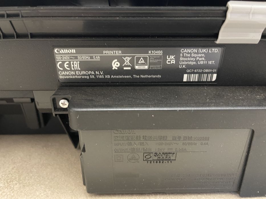 Imprimantă Canon PIXMA TS205 – funcțională – necesită cartuș