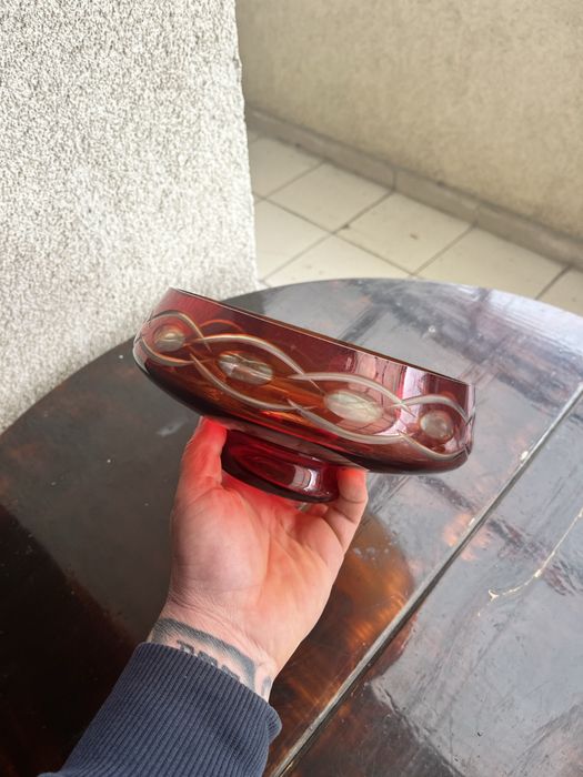 Винтидж купа -червена