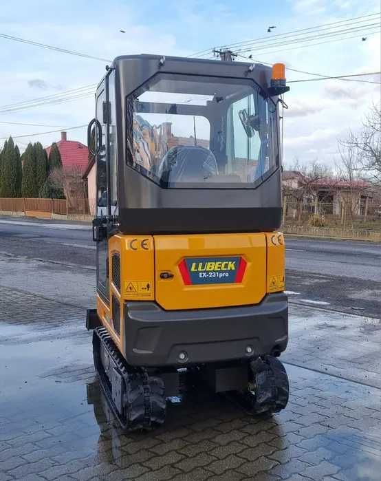 Miniexcavator Lubeck Ex231pro-Utilaj Nou-Garantie 2 ani