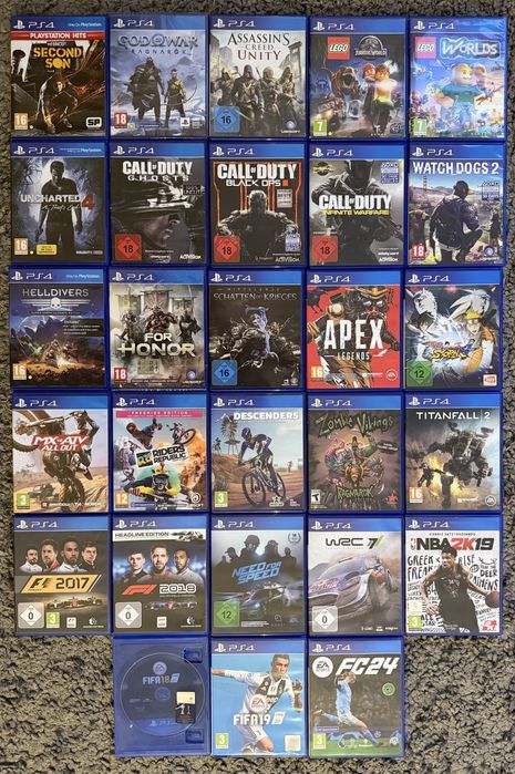 Lot jocuri PS4, lot jocuri, stare buna