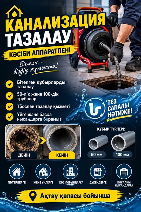 Прочистка конилизация с апаротом