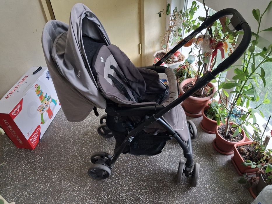 Carucior cu maner reversibil, Mirus Dark Pewter, Joie